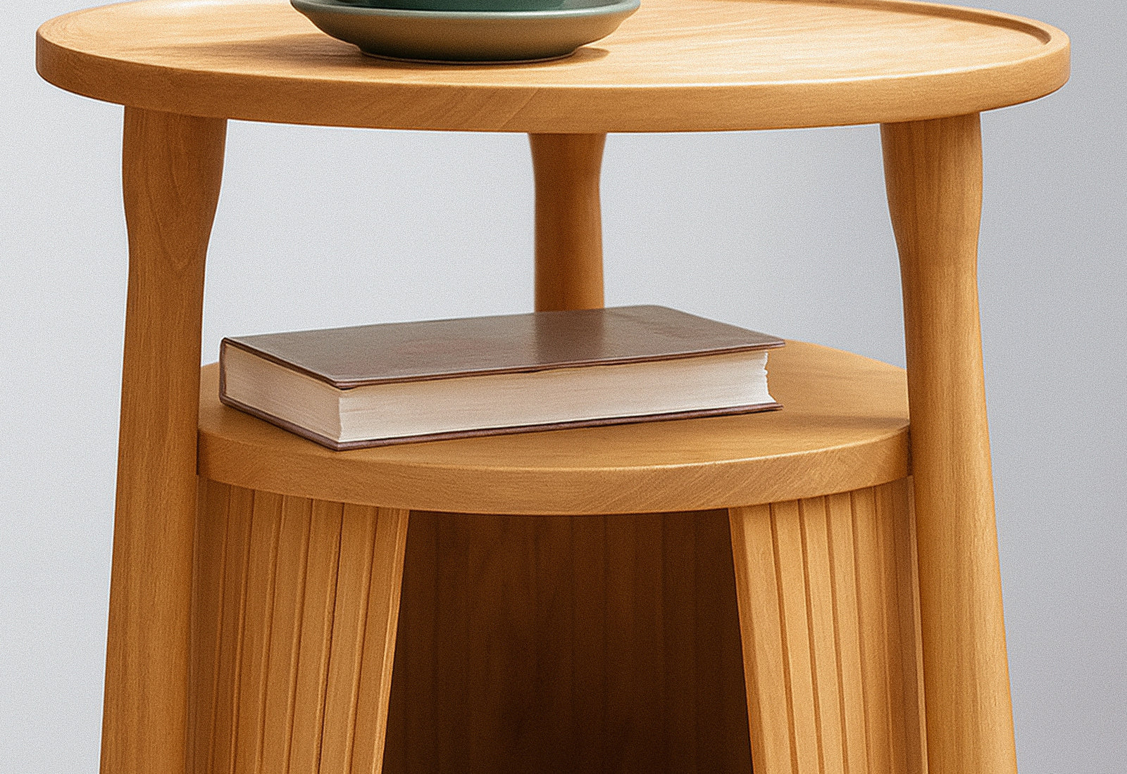Olva - Table & Niche en bois close up