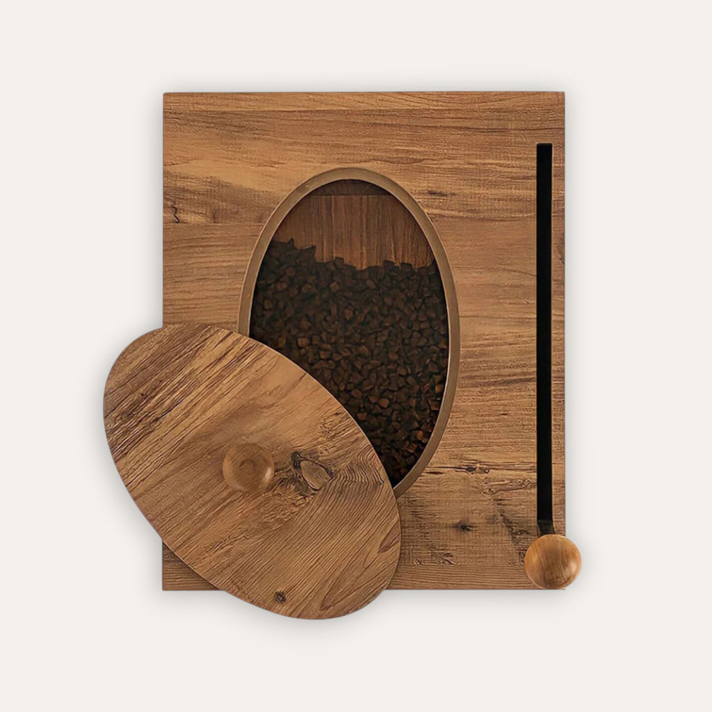 Nore – Distributeur de croquettes en bois