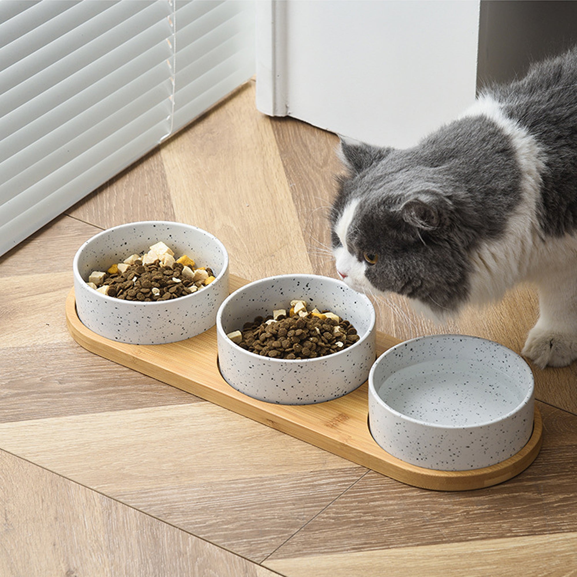 Alva – Gamelle double en bois & céramique