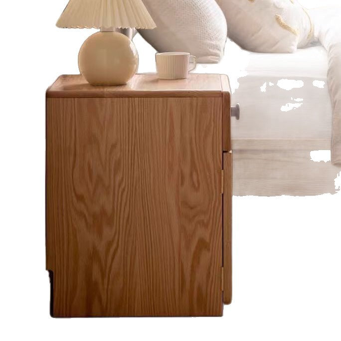 Nordic solid wood bedside table rubber wooden cat nest Nordic simple multifunctional storage cabinet bedroom sideboard for home pets