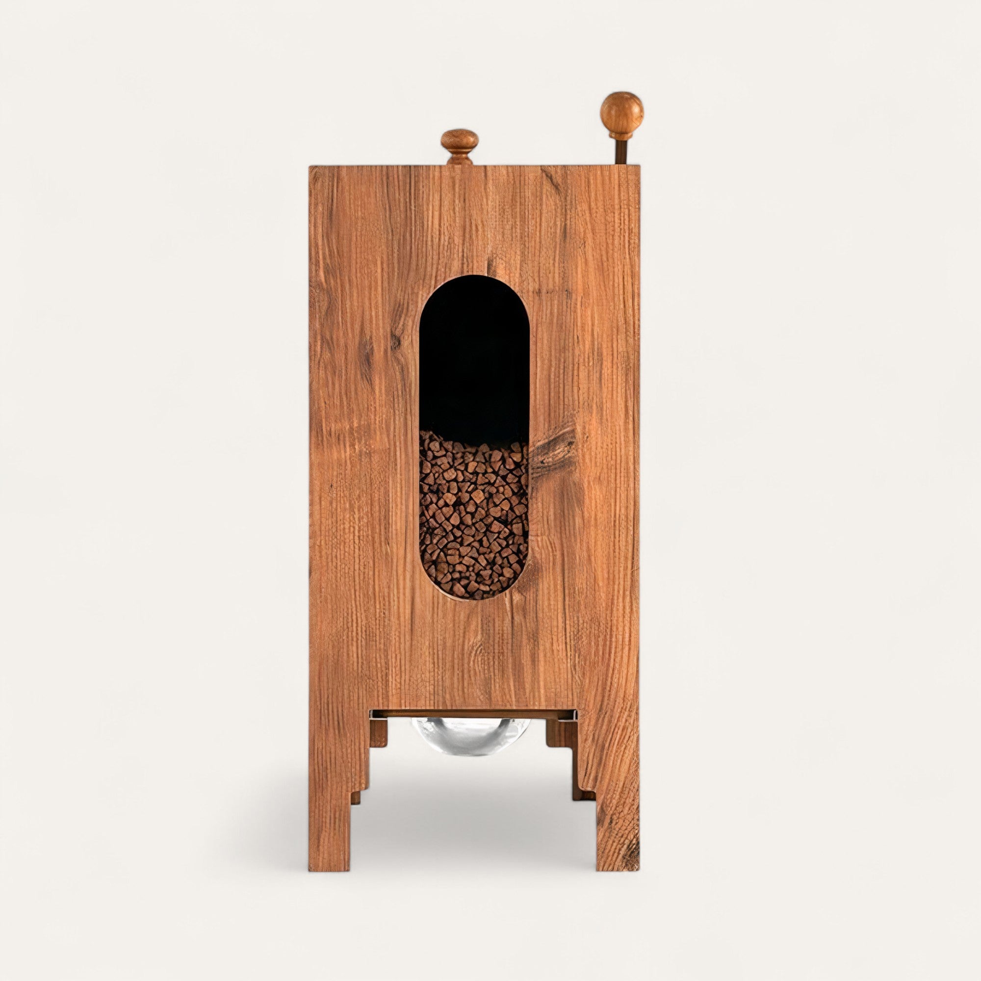 Nore – Distributeur de croquettes en bois