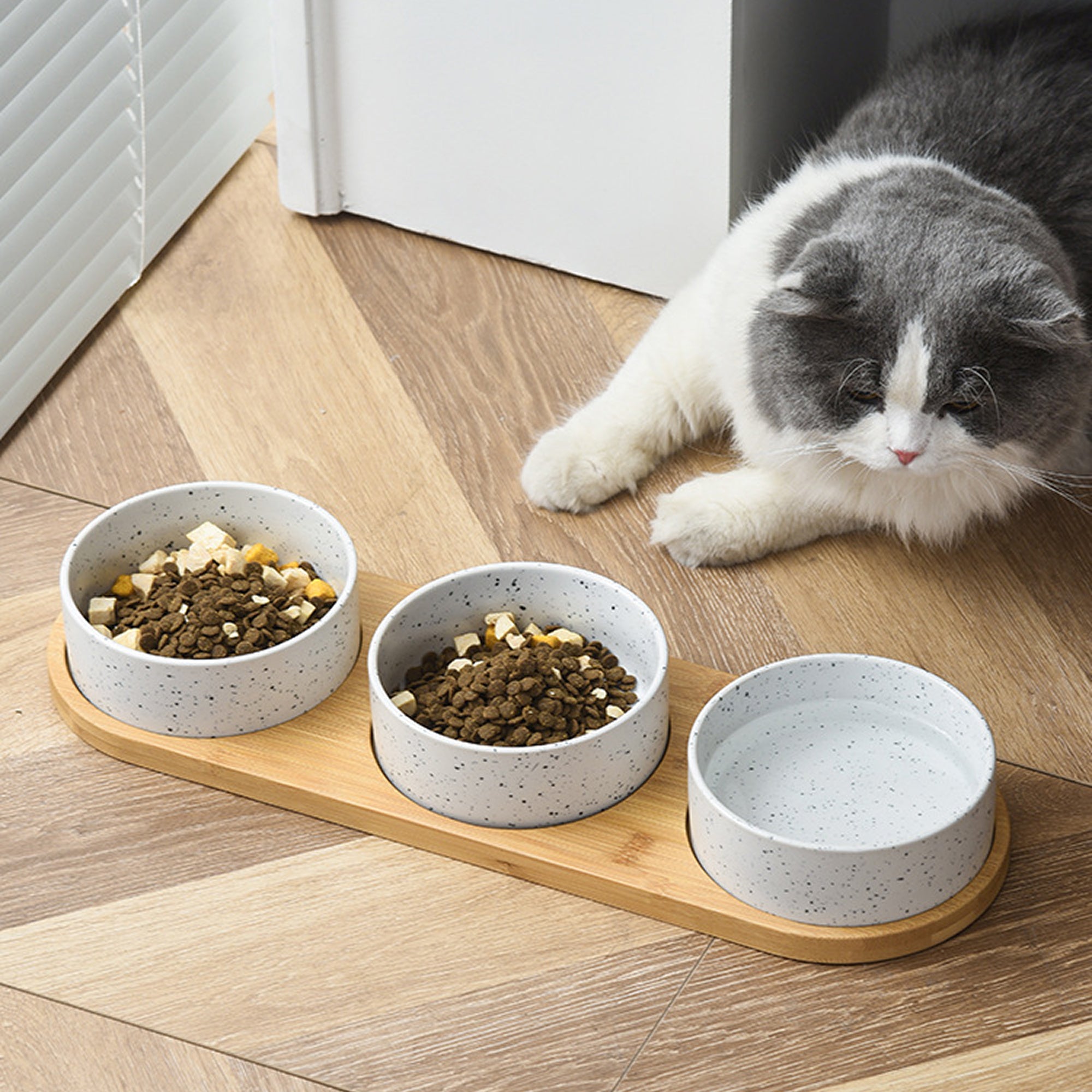 Alva – Gamelle double en bois & céramique